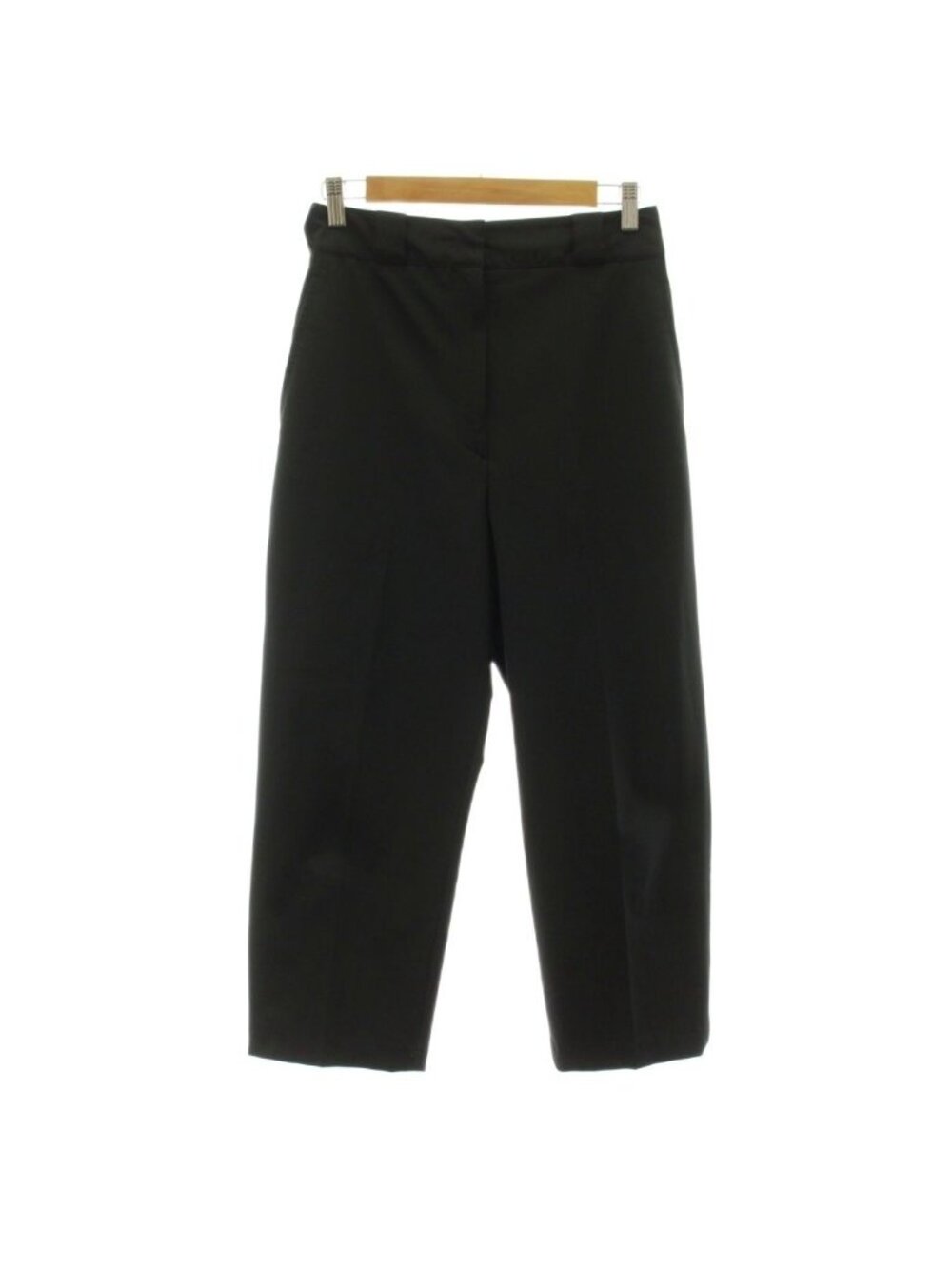 Prada Trousers Pants Zip Fly Stretch Black 36